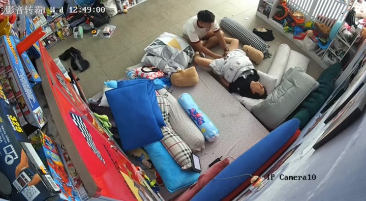 남편 몰래 시동생과의 은밀한 섹스, 캠에 찍혔다
